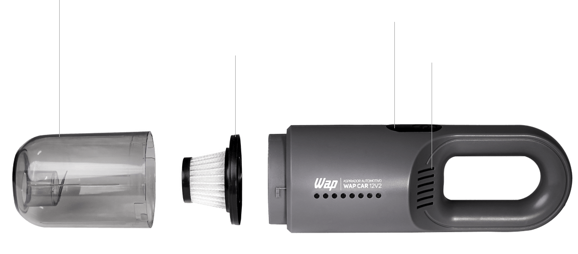 Aspirador Automotivo Wap Car 12V2